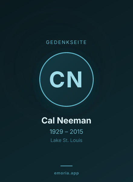 Gedenkportrait von Cal Neeman