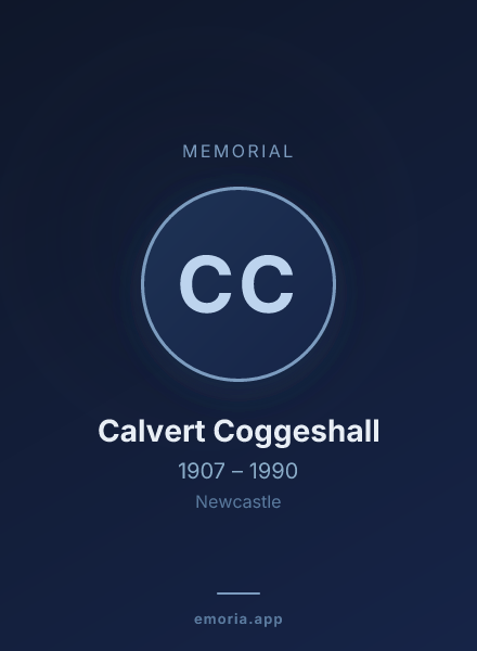 Memorial portrait of Calvert Coggeshall