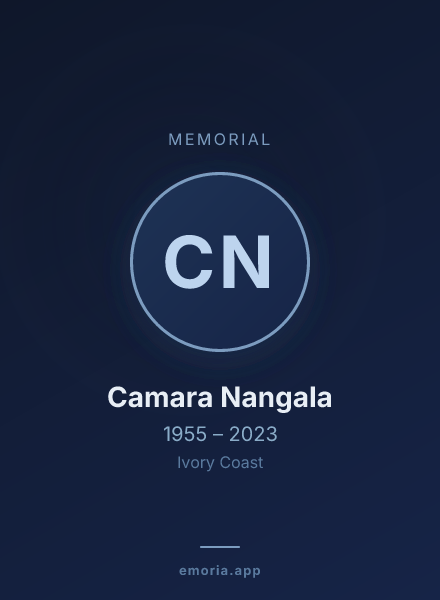 Memorial portrait of Camara Nangala