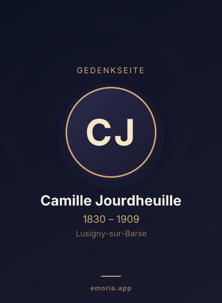 Gedenkportrait von Camille Jourdheuille