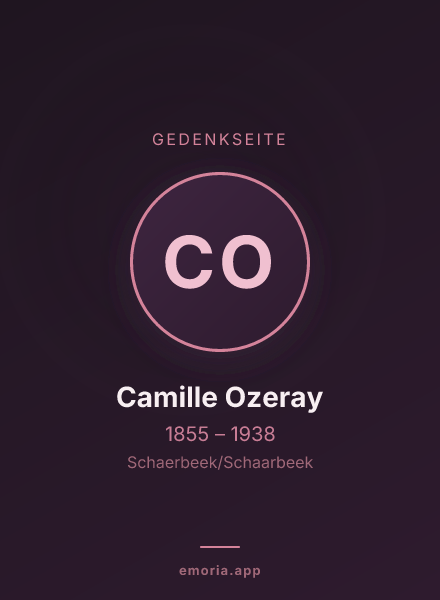 Gedenkportrait von Camille Ozeray