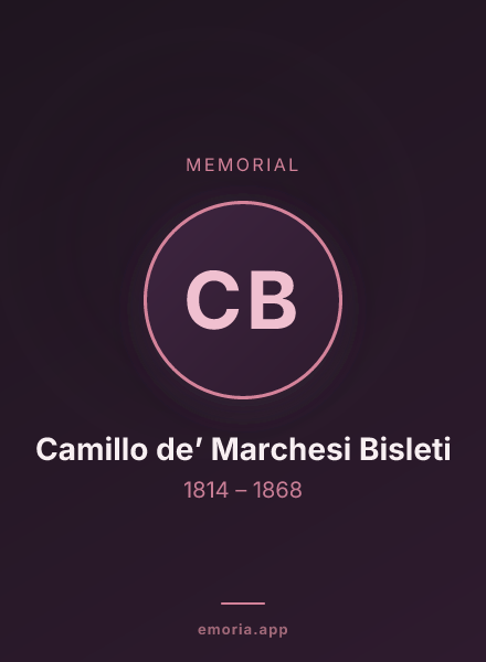 Memorial portrait of Camillo de’ Marchesi Bisleti