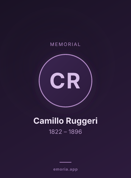 Memorial portrait of Camillo Ruggeri
