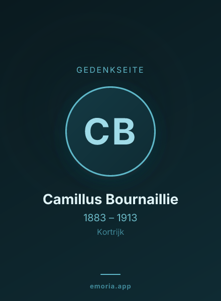 Gedenkportrait von Camillus Bournaillie