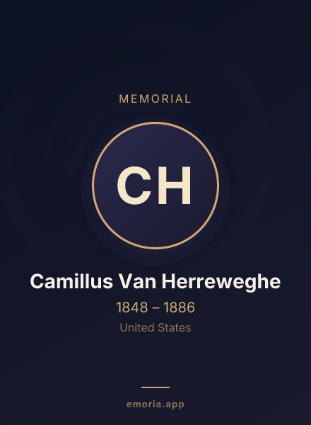 Memorial portrait of Camillus Van Herreweghe