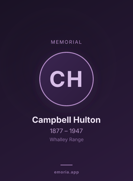 Memorial portrait of Campbell Hulton