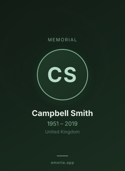 Memorial portrait of Campbell Smith