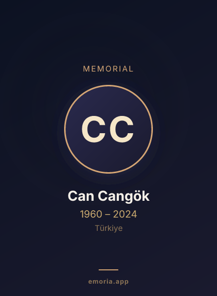 Memorial portrait of Can Cangök