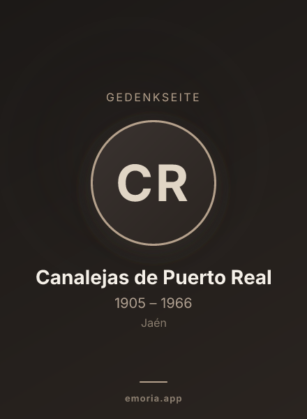Gedenkportrait von Canalejas de Puerto Real