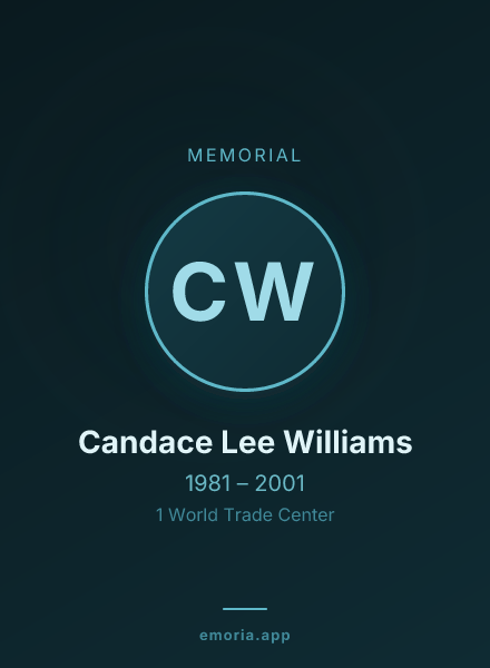 Memorial portrait of Candace Lee Williams
