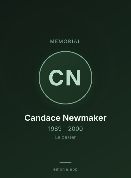 Memorial portrait of Candace Newmaker