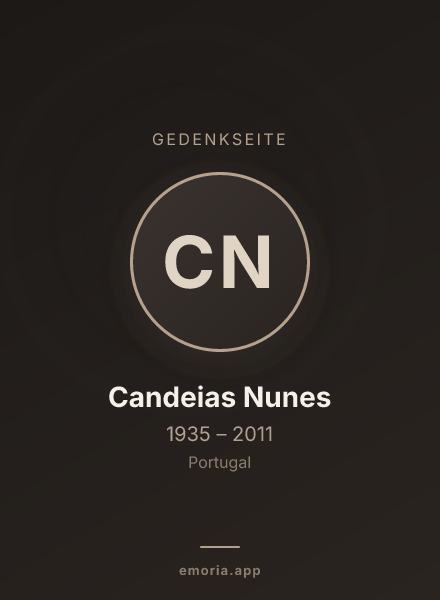 Gedenkportrait von Candeias Nunes