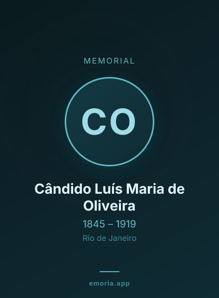 Memorial portrait of Cândido Luís Maria de Oliveira