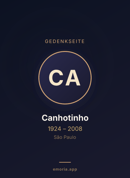 Gedenkportrait von Canhotinho