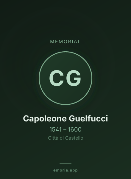 Memorial portrait of Capoleone Guelfucci