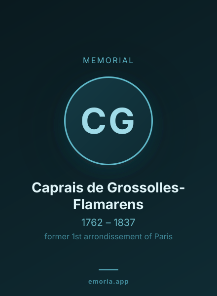 Memorial portrait of Caprais de Grossolles-Flamarens