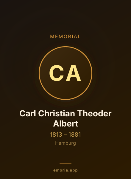 Memorial portrait of Carl Christian Theoder Albert