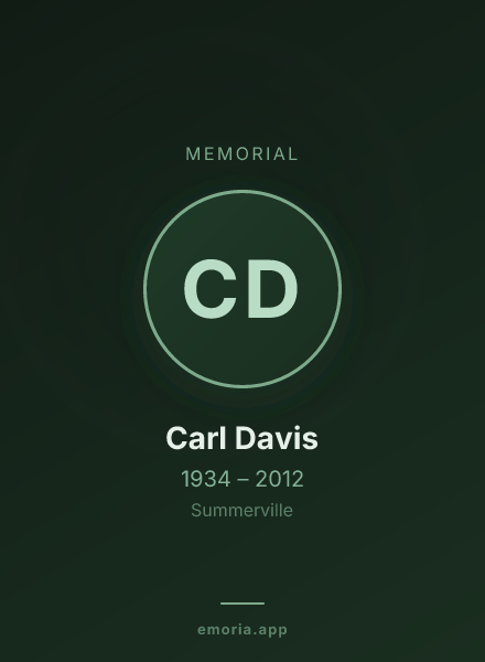 Memorial portrait of Carl Davis