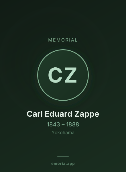 Memorial portrait of Carl Eduard Zappe