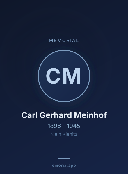 Memorial portrait of Carl Gerhard Meinhof