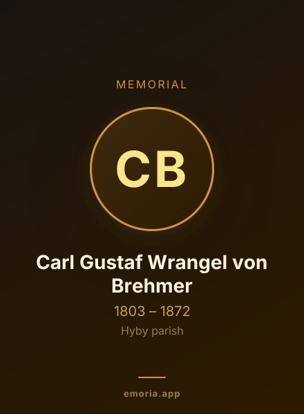 Memorial portrait of Carl Gustaf Wrangel von Brehmer