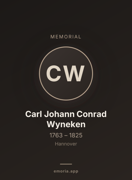 Memorial portrait of Carl Johann Conrad Wyneken