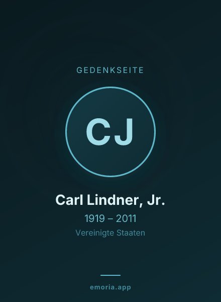 Gedenkportrait von Carl Lindner, Jr.