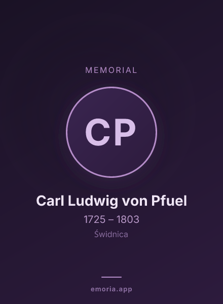 Memorial portrait of Carl Ludwig von Pfuel