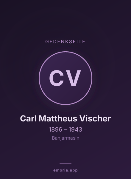 Gedenkportrait von Carl Mattheus Vischer