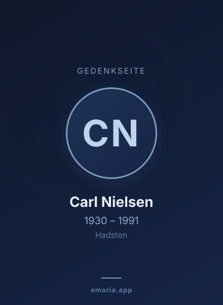 Gedenkportrait von Carl Nielsen