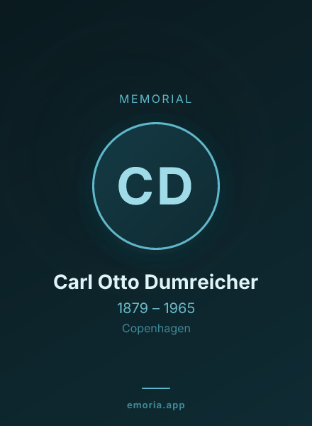 Memorial portrait of Carl Otto Dumreicher
