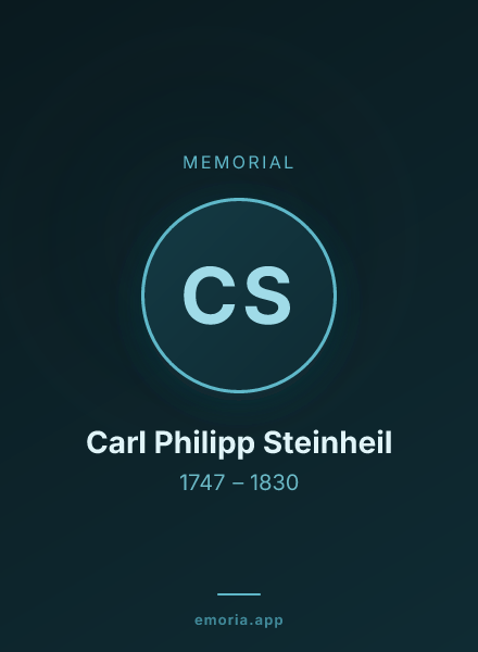 Memorial portrait of Carl Philipp Steinheil