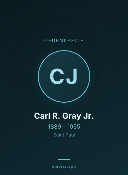 Gedenkportrait von Carl R. Gray Jr.