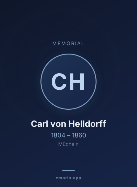 Memorial portrait of Carl von Helldorff