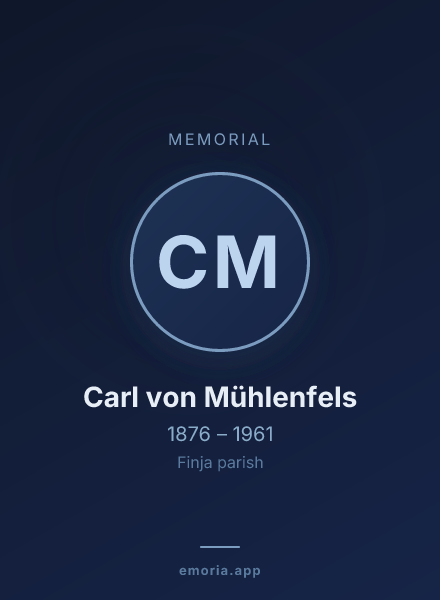 Memorial portrait of Carl von Mühlenfels