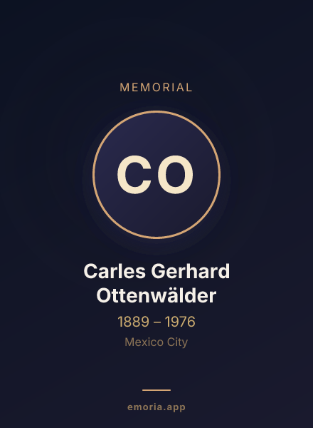 Memorial portrait of Carles Gerhard Ottenwälder