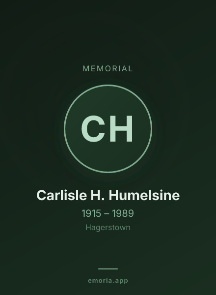 Memorial portrait of Carlisle H. Humelsine