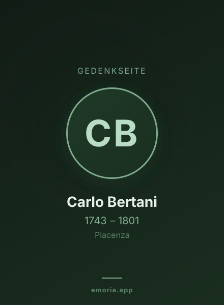 Gedenkportrait von Carlo Bertani
