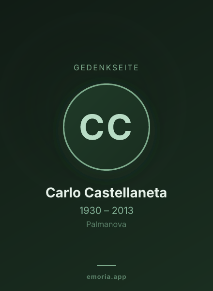 Gedenkportrait von Carlo Castellaneta