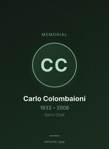 Memorial portrait of Carlo Colombaioni