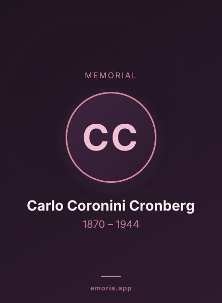 Memorial portrait of Carlo Coronini Cronberg