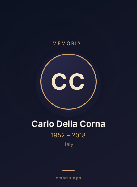 Memorial portrait of Carlo Della Corna
