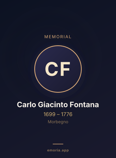 Memorial portrait of Carlo Giacinto Fontana