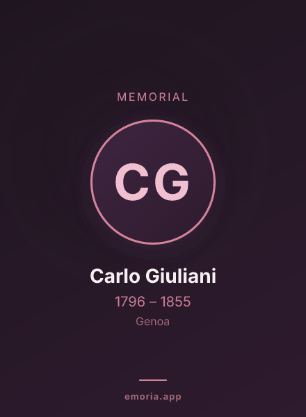 Memorial portrait of Carlo Giuliani