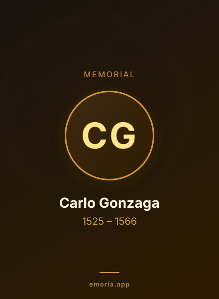 Memorial portrait of Carlo Gonzaga
