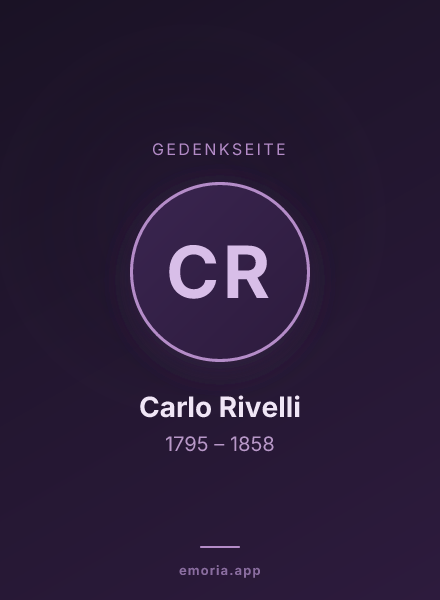 Gedenkportrait von Carlo Rivelli