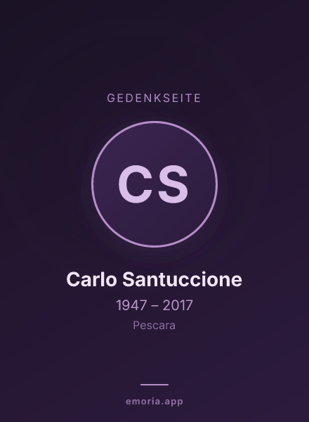 Gedenkportrait von Carlo Santuccione