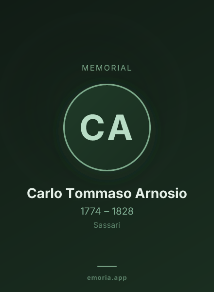Memorial portrait of Carlo Tommaso Arnosio