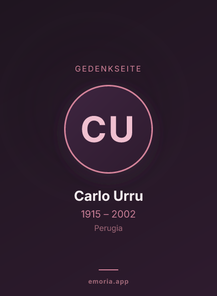 Gedenkportrait von Carlo Urru