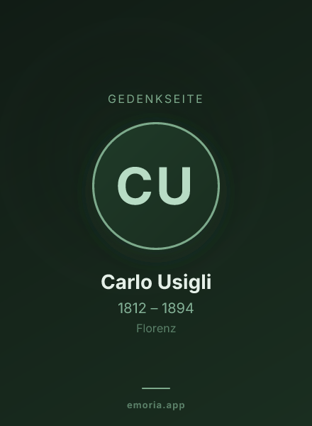 Gedenkportrait von Carlo Usigli
